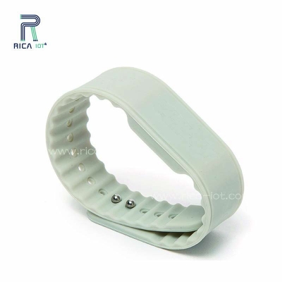 2020 New Style Textile Woven Cloth Bracelet RFID Silicone Wristband  