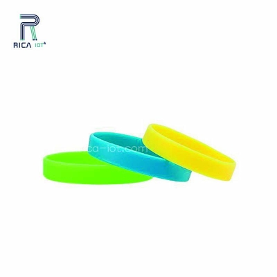 Cheap Custom Nfc Tag Bracelet 13.5Mhz Silicone Rfid Wristband