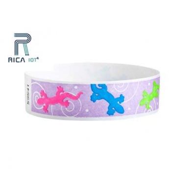 Hot Sell Disposable Waterproof Rfid Paper Wristband For Party  