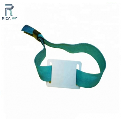 Handicraft of polyester fabric wristband for festival